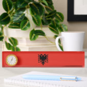 Albanese vlag naambordje