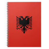 Albanese vlag notitieboek (Voorkant)