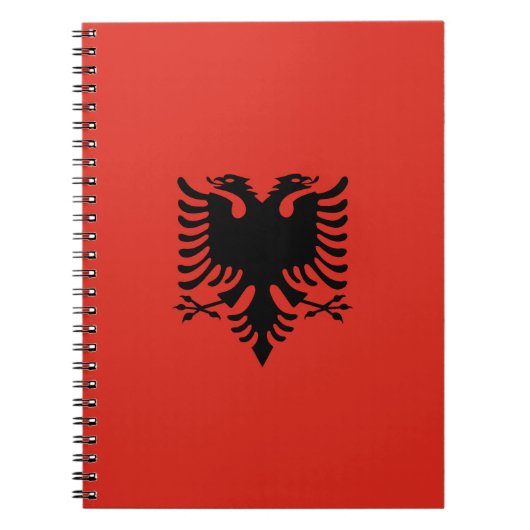 Albanese vlag notitieboek (Voorkant)
