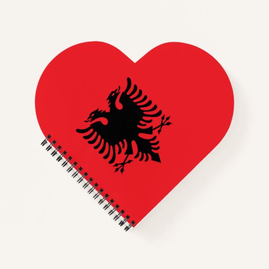 Albanese vlag notitieboek (Voorkant)