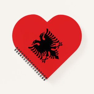 Albanese vlag notitieboek