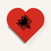 Albanese vlag notitieboek (Voorkant)