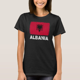 Albanese vlag ondersteunt Albanese Mannen T-shirt