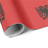 Albanese vlag overal cadeaupapier (Rol Hoek)