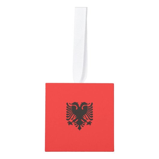 Albanese vlag overal decoratie (Voorkant)