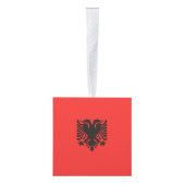 Albanese vlag overal decoratie (Rechts)