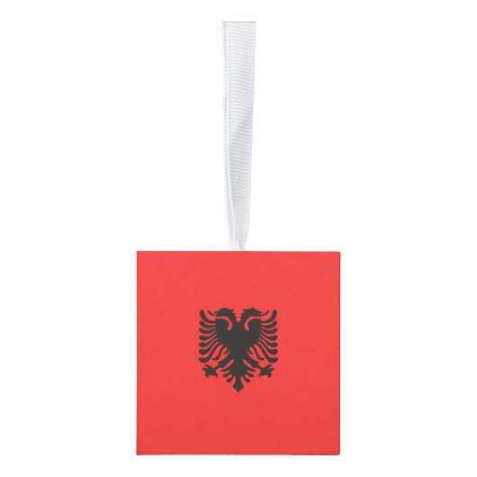 Albanese vlag overal decoratie (Rechts)