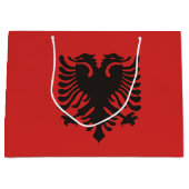 Albanese Vlag Overal Groot Cadeauzakje (Voorkant)