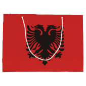 Albanese Vlag Overal Groot Cadeauzakje (Achterkant)