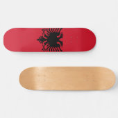 Albanese vlag persoonlijk skateboard (Horizontaal)