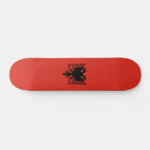 Albanese vlag persoonlijk skateboard (Horizontaal)
