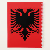 Albanese vlag planner (Achterkant)