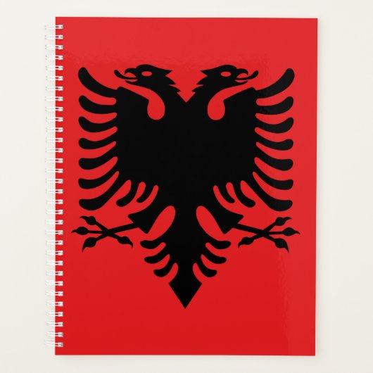 Albanese vlag planner (Voorkant)