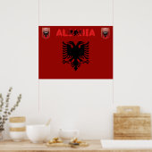 Albanese vlag poster (Keuken)