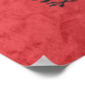 Albanese vlag poster (Hoek)