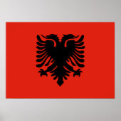Albanese vlag poster (Voorkant)