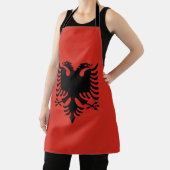 Albanese vlag schort (Insitu)