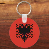 Albanese vlag sleutelhanger (Achterkant)