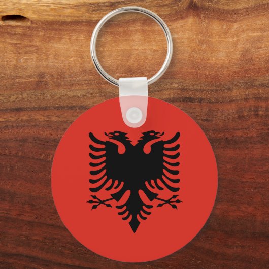 Albanese vlag sleutelhanger (Achterkant)