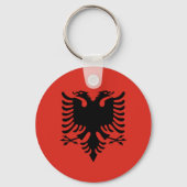 Albanese vlag sleutelhanger (Achterkant)