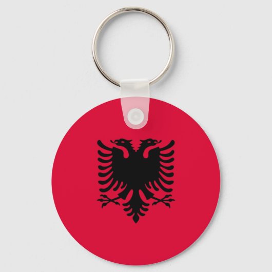Albanese vlag sleutelhanger (Voorkant)