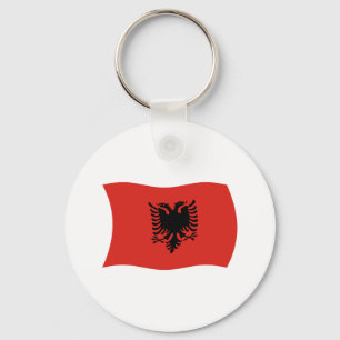 Albanese Vlag Sleutelhanger