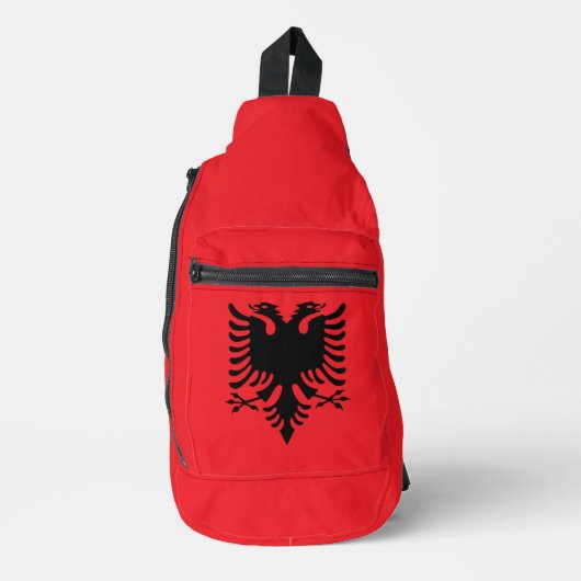 Albanese vlag sling bag (Voorkant)