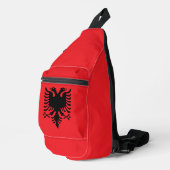 Albanese vlag sling bag (Rechterhoek)