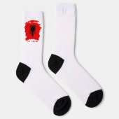 Albanese vlag sokken (Rechts)