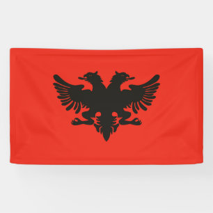Albanese vlag spandoek