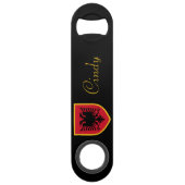 Albanese vlag speed flessenopener (Voorkant)