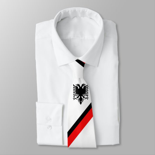 Albanese vlag stropdas (Gebonden)