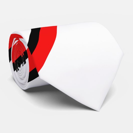 Albanese vlag stropdas (Opgerold)