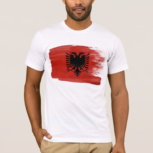 Albanese vlag T-Shirt (Voorkant)