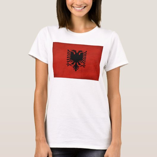 Albanese vlag t-shirt (Voorkant)