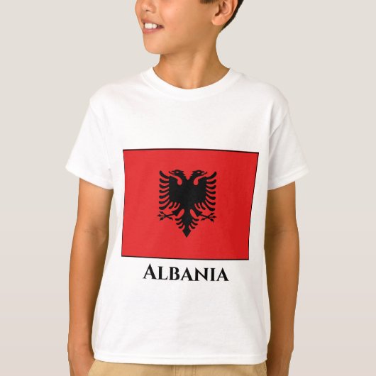 Albanese vlag t-shirt (Voorkant)