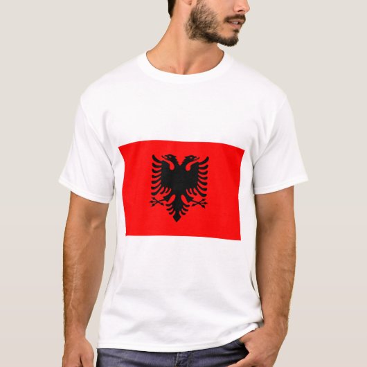 Albanese vlag t-shirt (Voorkant)