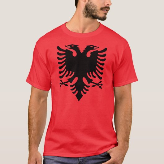 Albanese vlag t-shirt (Voorkant)