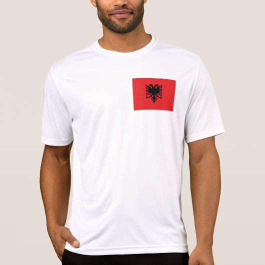 Albanese vlag t-shirt (Voorkant)