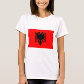 Albanese vlag t-shirt (Voorkant)