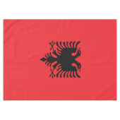 Albanese vlag tafelkleed (Voorkant (Horizontaal))