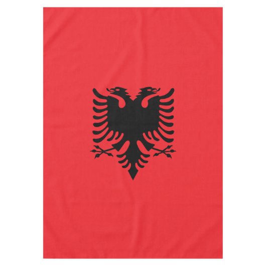 Albanese vlag tafelkleed (Voorkant)