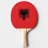 Albanese vlag tafeltennisbatje (Achterkant)