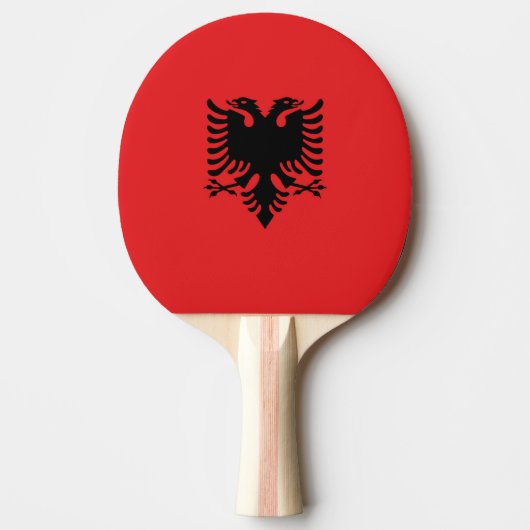 Albanese vlag tafeltennisbatje (Voorkant)