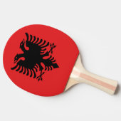 Albanese vlag tafeltennisbatje (Zijkant)