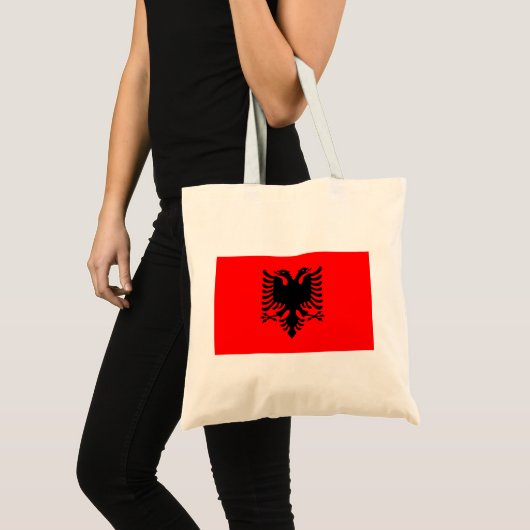 Albanese vlag tote bag (Voorkant (product))