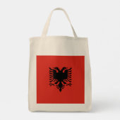 Albanese vlag tote bag (Achterkant)