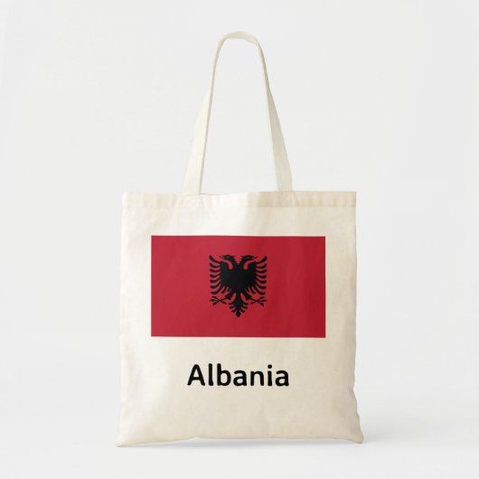 Albanese vlag tote bag (Voorkant)