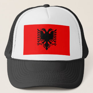 Albanese vlag trucker pet