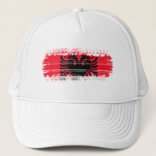 Albanese vlag trucker pet